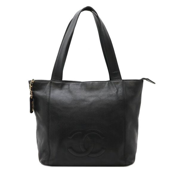 Chanel Coco Mark Caviar Skin 2way Tote Bag - Picture 1 of 7